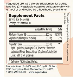 Supplement facts
